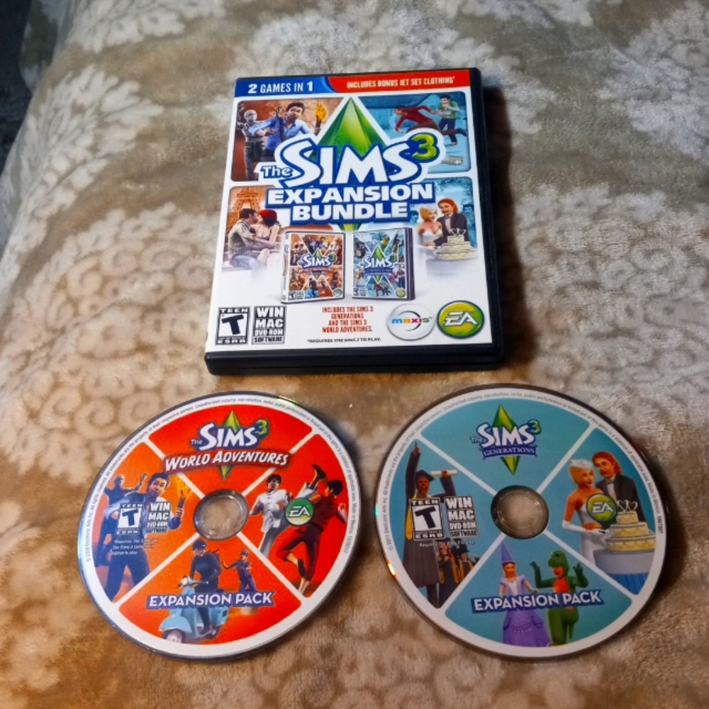 Lot 27 The Sims 3 expansion bundle WINMAC DVD ROM GAME